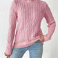 Classy Cable Knit Sweater in 4 Colors