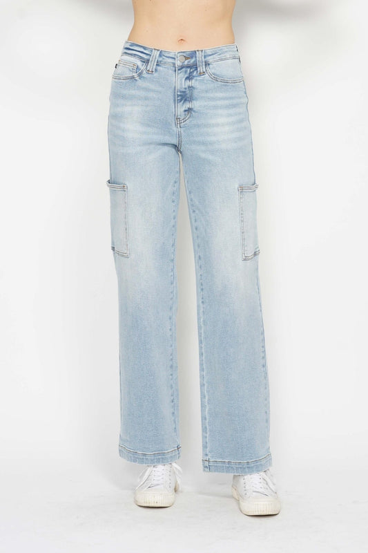 High Waist Straight Cargo Jeans (0 - 24W)