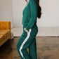 Varsity Green Oversized Comfy Sweatsuit