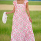 Elegant Floral Ruffled Summer Dress in 2 Colors (S - 2X)