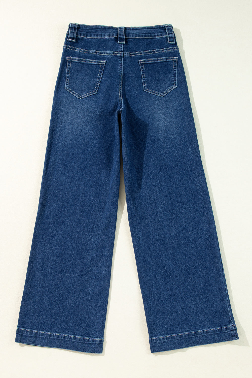 Sail Blue Wide Leg High Waist Jeans