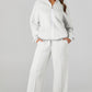 The Activepologie Comfy High Neck Zip-Up Jacket / Wide Legged Sweatsuit in 6 Colors (S - 2X)