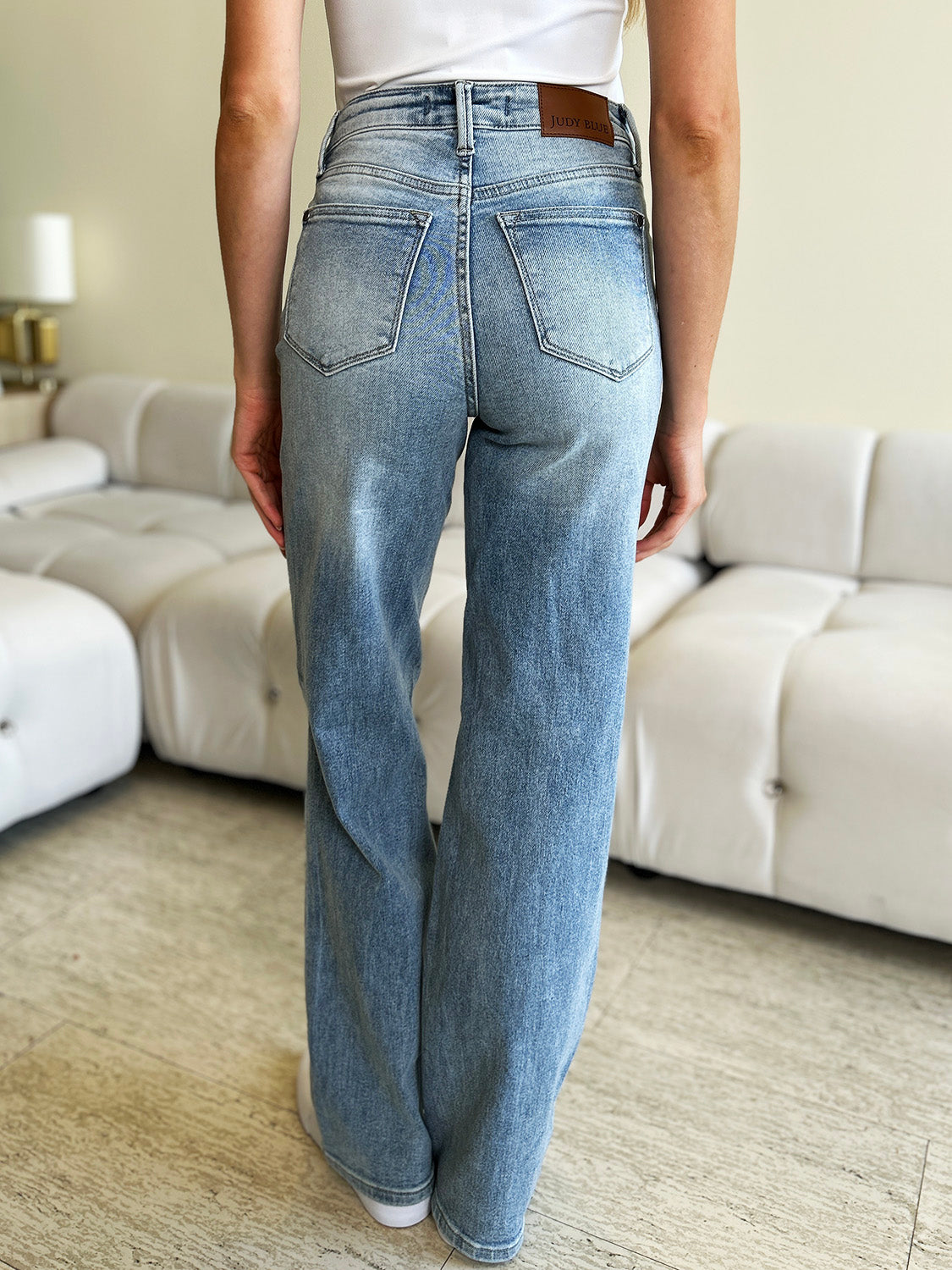 High Waist Wide Leg Jeans (0-24W)