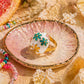 LaurenNichole Auré Chunky Gold Flower Ring – Tarnish-Free Statement Ring in 3 Sizes
