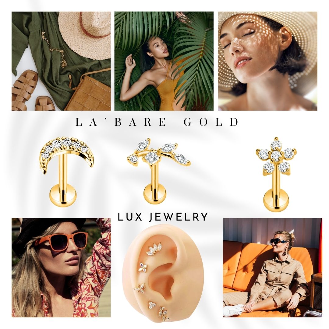 Luxurious Titanium Stack Ear & Nose Studs 10+ Styles