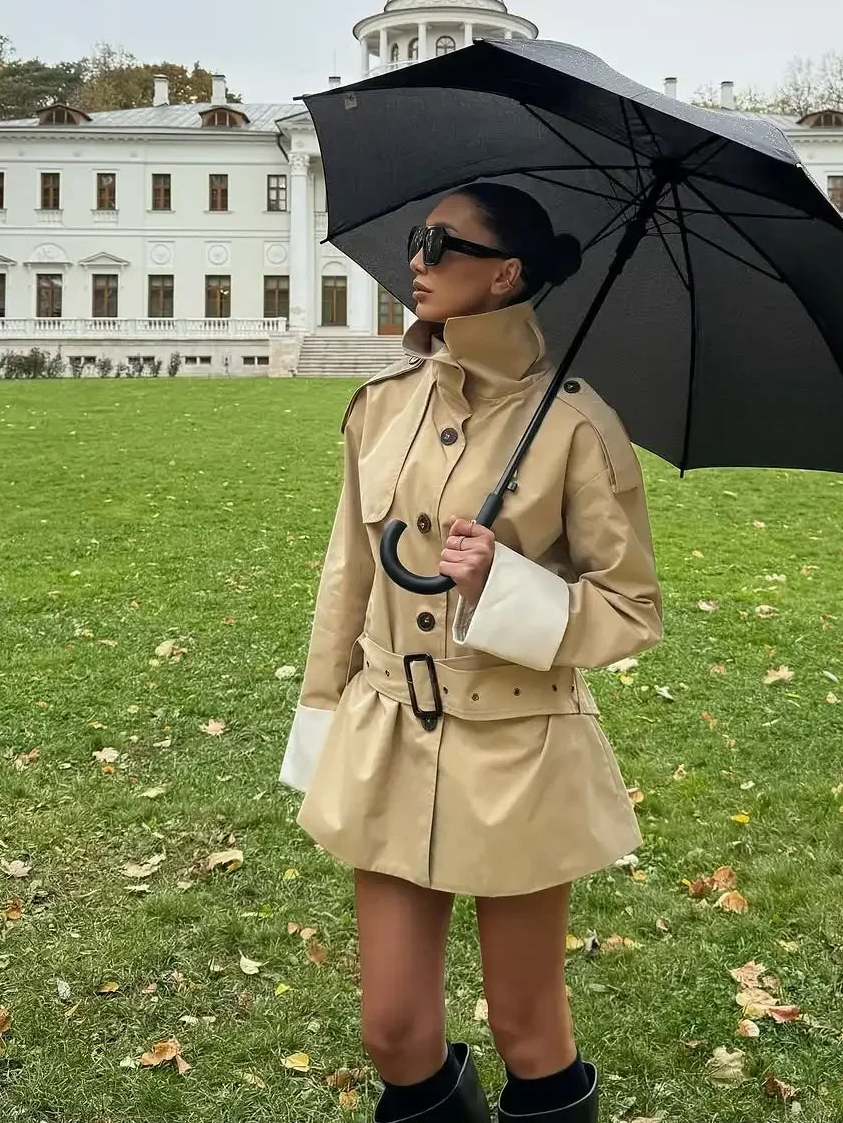 LaurenNichole La’Bond Belted Trench Coat Outfit