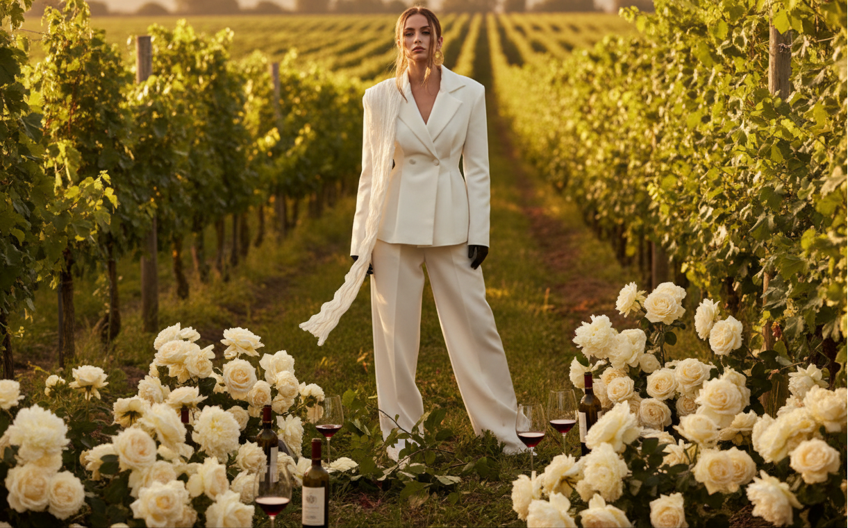 La’Bond Elegant Blazer & Wide-Leg Trouser Curated Outfit in 3 Colors