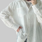 Aura La'Vintage™ Oversized Cotton-Linen Button-Down Shirt – 3 Colors (S–XL)