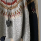 Soft Warm Cozy Jacquard Oversized Casual Wool Knit Sweater
