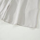 LaurenNichole Daydream Stripe Dolman Sleeve Polo & Drawstring Shorts Outfit — Pastel Casual 2-Piece Outfit (S–2X)