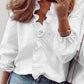 5 Elegant Ruffle V-Neck Blouse Shirt (S - 3X)