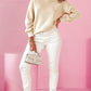 Elegant Bow Cut Out Sweatshirt in 4 Colors