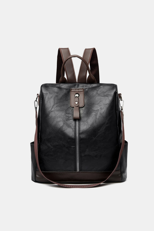 Classic Vegan Leather Backpack in 3 Colors