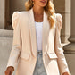 Elegant Puff Sleeve Collar Blazer