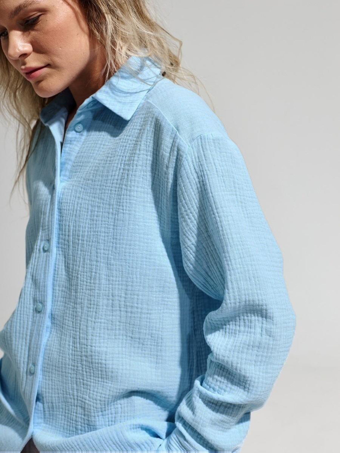 6 Soft Comfy Collared Shirt (S -2X)