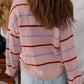 Cozy Knit Stripe Oversized Sweaters in 3 Colors