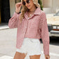 Striped Button Up Long Sleeve Shirt