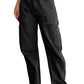 High-Waist Straight Cargo Pants