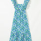Elegant Floral Ruffled Summer Dress in 2 Colors (S - 2X)