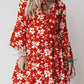 LaurenNichole Aura La'Vintage Floral Scallop Sleeve Mini Dress in 3 Colors  (S - 2X)