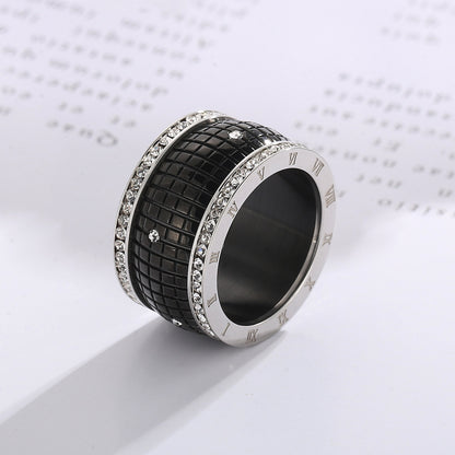 Luxurious Elegant Inlaid Rhinestone Ring