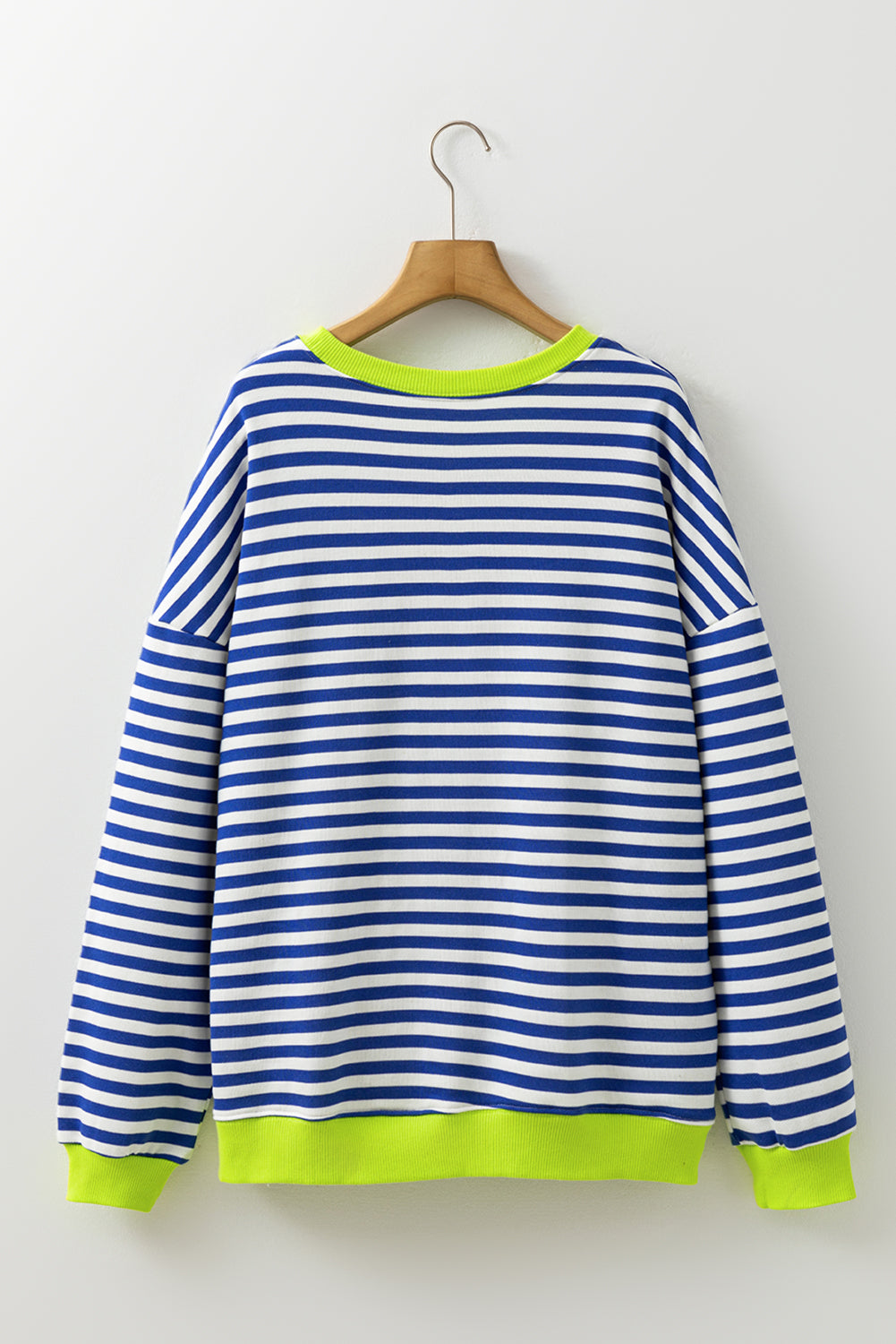 Comfy Oversized Stripe Sweatshirt in 2 Colors (S - 2X)