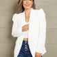 Elegant Puff Sleeve Collar Blazer