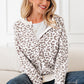 LaurenNichole Clàssic Khaki Leopard Knit Cardigan