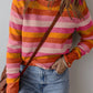 Chic Cozy Striped Grey Sweater in 2 Colors