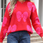 Chic Cozy Bow  Sweater in 4 Colors