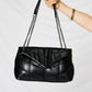 Luxurious Puffer Faux Leather Chain Handbag in 2 Colors