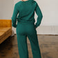 Varsity Green Oversized Comfy Sweatsuit