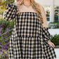 Classic Oversized Plaid Waffle Knit Shirt (1X - 4X)