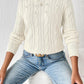 Cozy Cable Knit Sweater in 4 Colors