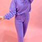 Winter Bright Relaxed Tailored 2-Piece Daydream Polo Sweatsuit