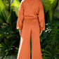 Cozy Plush Puff-Cuffed Sleeve Daydream Sweatsuit in 2 Colors