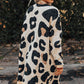 Cozy Leopard Knit Midi Cardigan