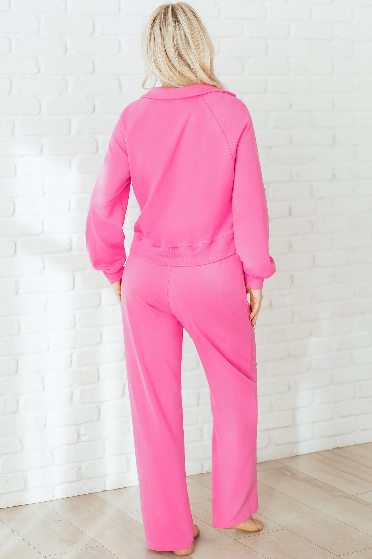 Cozy Activepologie Polo Sweatsuit with Tailored Sweatpants in 2 Colors