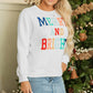 Cozy Merry Cable Knit Christmas Sweatshirt (S - 3X)