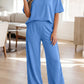 LaurenNichole Daydream Solid Oversized Tee &  Wide-Leg Pants Outfit — Pocketed Casual 2-Piece (3 Colors)