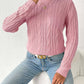 Classy Cable Knit Sweater in 4 Colors