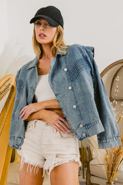 The Classic Rugged Retro Denim Jacket