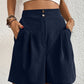 11 High Waist Classy Tailored Shorts with Pockets