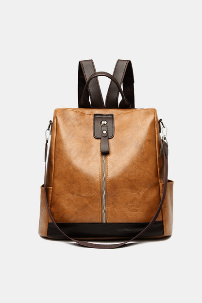 Classic Vegan Leather Backpack in 3 Colors