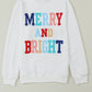 Cozy Merry Cable Knit Christmas Sweatshirt (S - 3X)