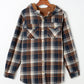 Chic Cozy Plaid Hoodie Sharpa Shacket