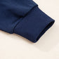 Activepologie Comfy Black Varsity Stripe Oversized Sweatshirt in 5 Colors