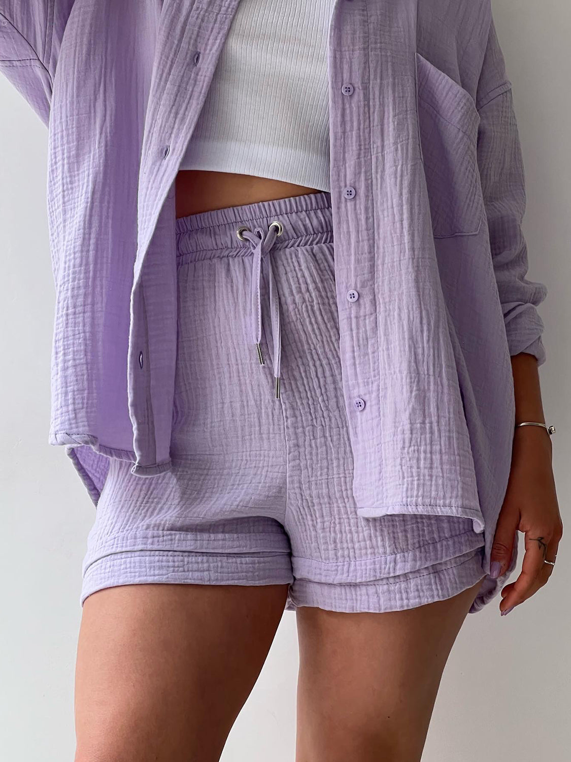 11 Beachwear Button Up Shirt / Shorts Outfits