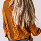 Classic Chunky Cable Knit Turtleneck Sweater