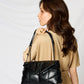 Luxurious Puffer Faux Leather Chain Handbag in 2 Colors